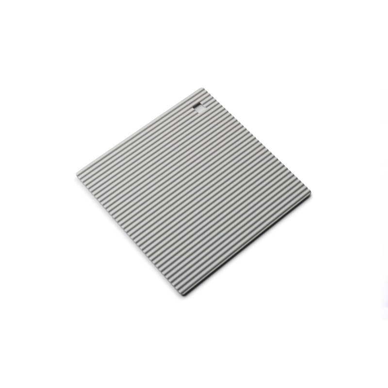 Square Silicone Trivet – Costal Grey