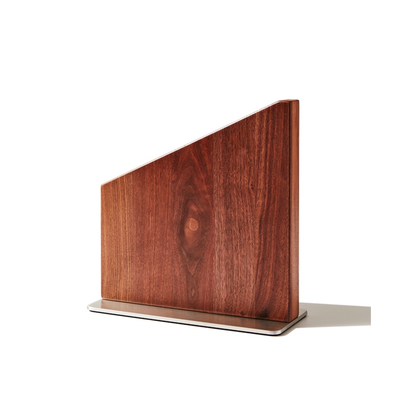 The Stand – Magnetic Wooden Knife Storage: Walnut