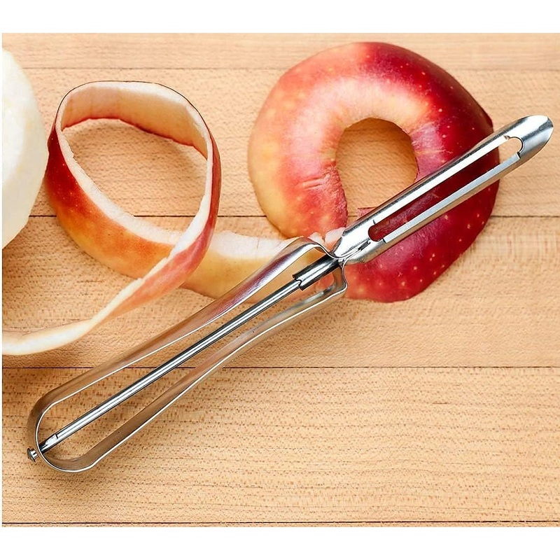 6″ Vegetable Peeler Stainless Steel with Iron Handle – Peelers for Fruit Veggie Potatoes Carrot Cucumber Vegetable Fruit Peelers for Kitchen Home Restaurants