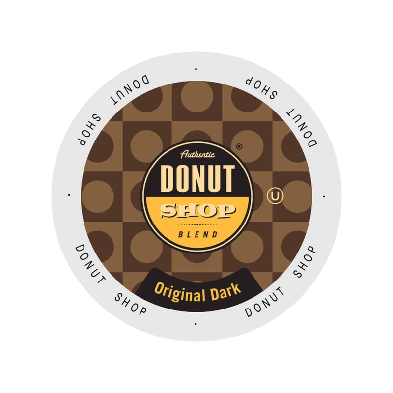 Authentic Donut Shop Original Dark Roast Single-Serve Coffee Pods (Box of 24)