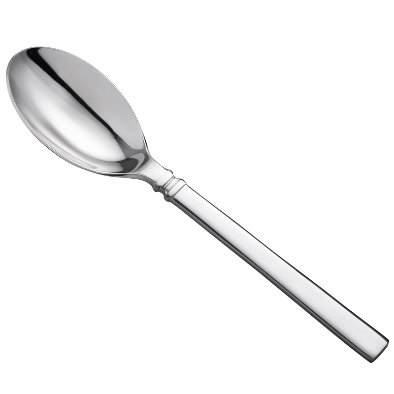 Oneida B600STBF Shaker 8 1/4″ 18/0 Heavy Weight Stainless Steel Tablespoon / Serving Spoon – 12/Pack