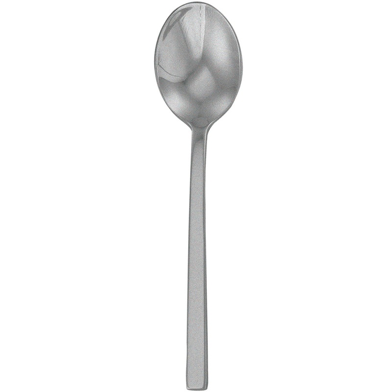 Walco 0901FS Semi 5 1/2″ 18/10 Fieldstone Finish Stainless Steel Extra Heavy Weight Tea Spoon – 12/Pack