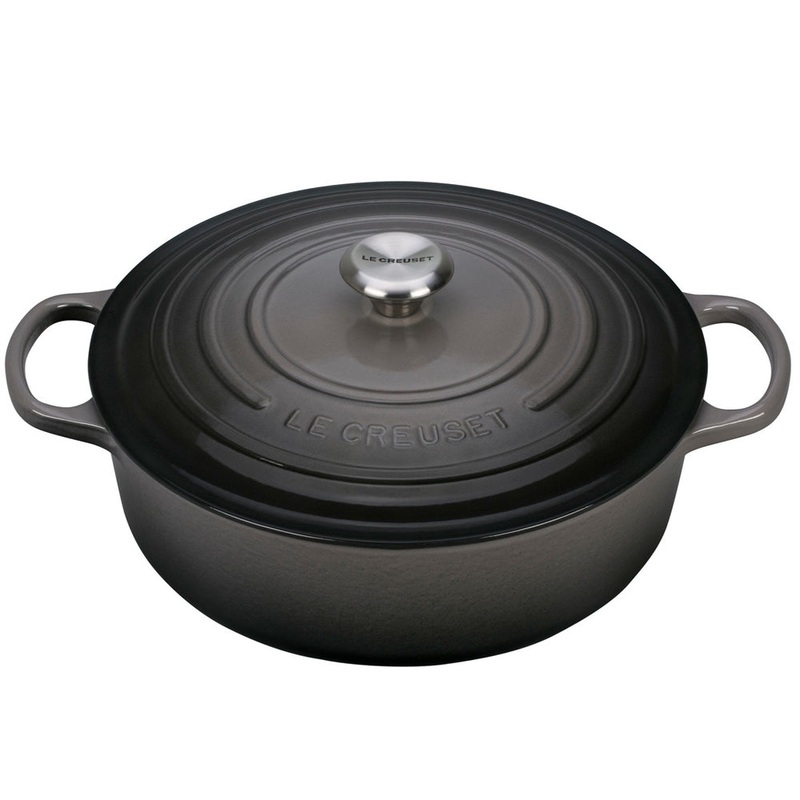 Le Creuset Wide 6.75 Qt Round Oven – Oyster (PROMO)