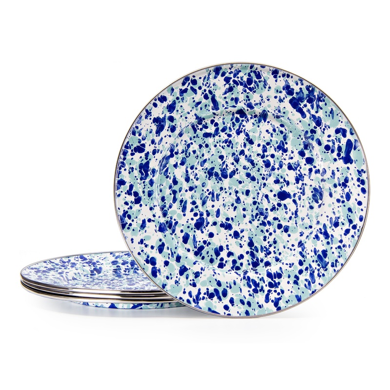 Ocean Swirl Dinner Plates – Set of 4