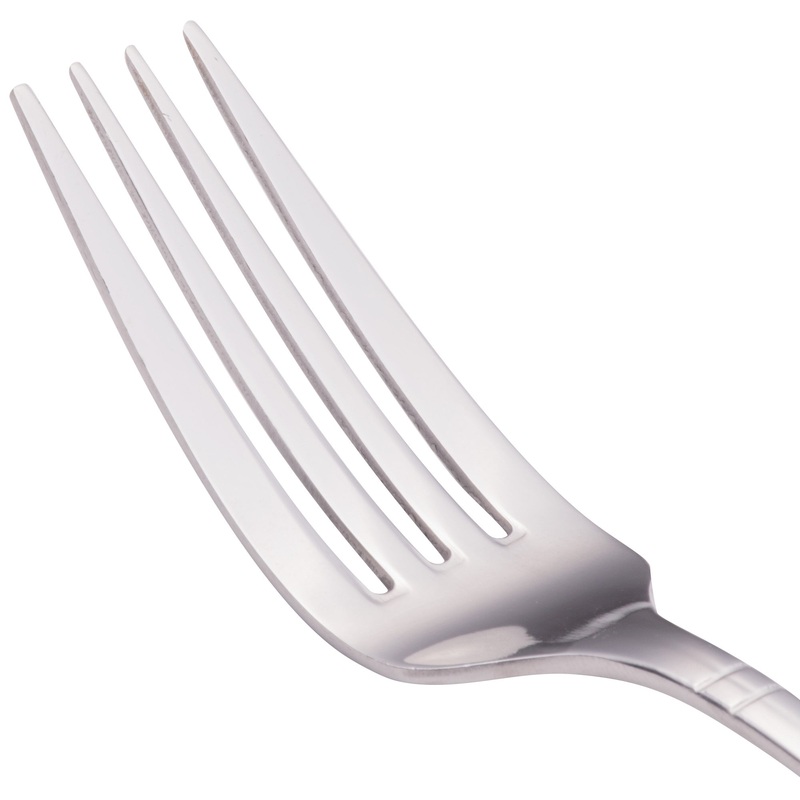 Walco 7005 Meteor 7 9/16″ 18/0 Stainless Steel Heavy Weight Dinner Fork – 12/Pack