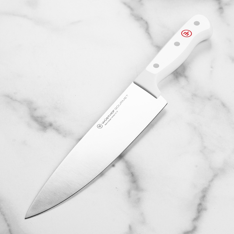 Wusthof Gourmet 8″ Chef’s Knife, White Handle