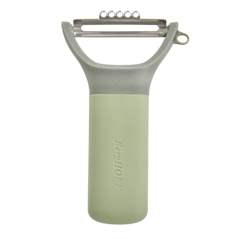 BergHOFF Balance Stainless Steel Y-Peeler with Zester 5″, Recycled Material