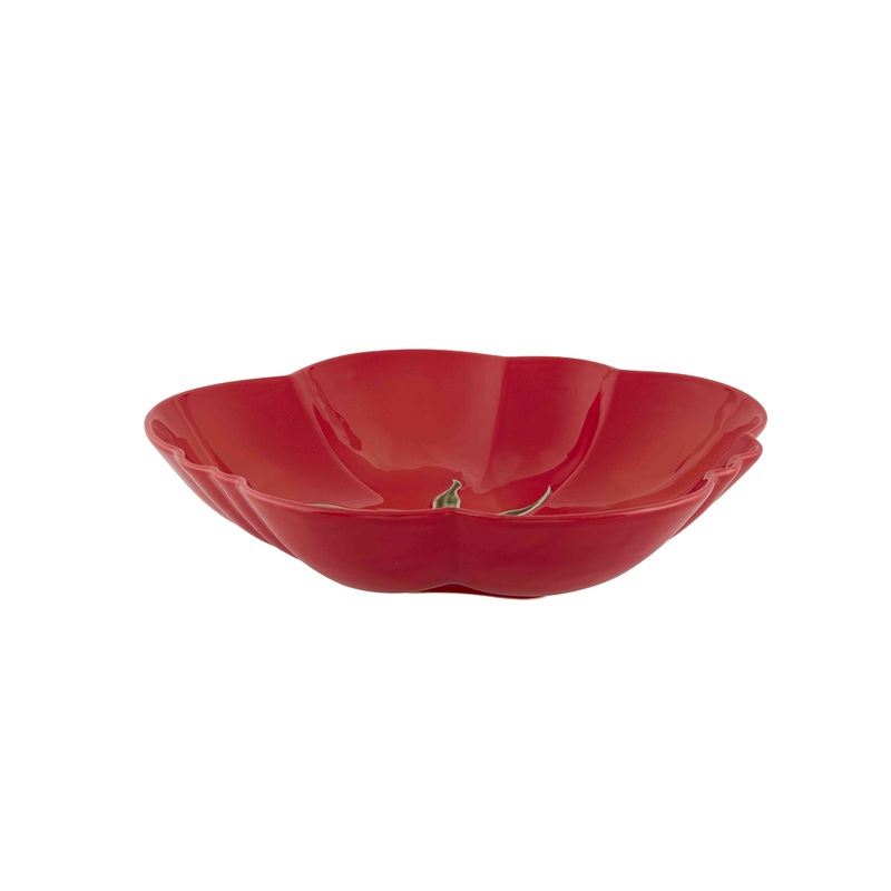 Bordallo Pinheiro Tomato Pasta Bowl – 13″