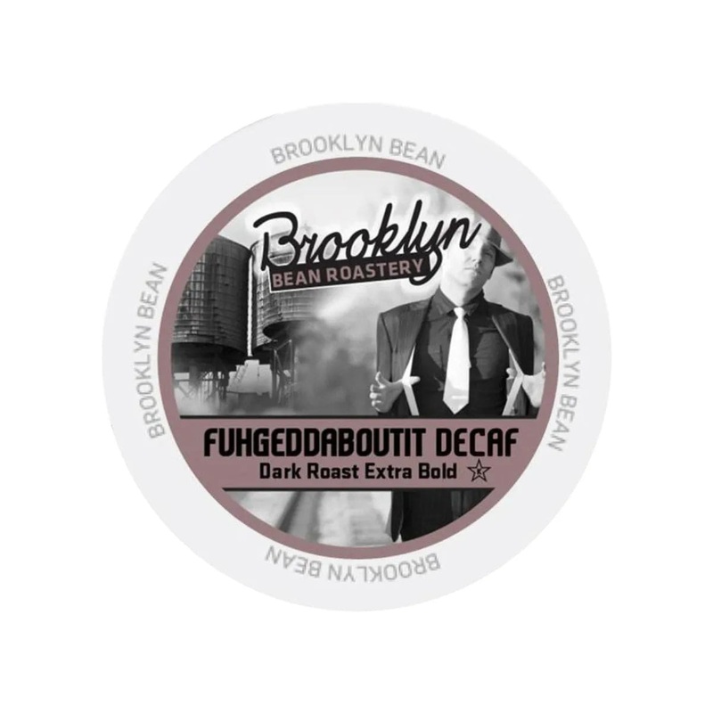 Brooklyn Bean Fuhgeddaboutit Decaf Extra Bold Single-Serve Coffee Pods (Case of 160)