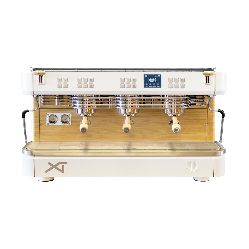 Dalla Corte XT Classic Espresso Machine – 3-Group White Oak
