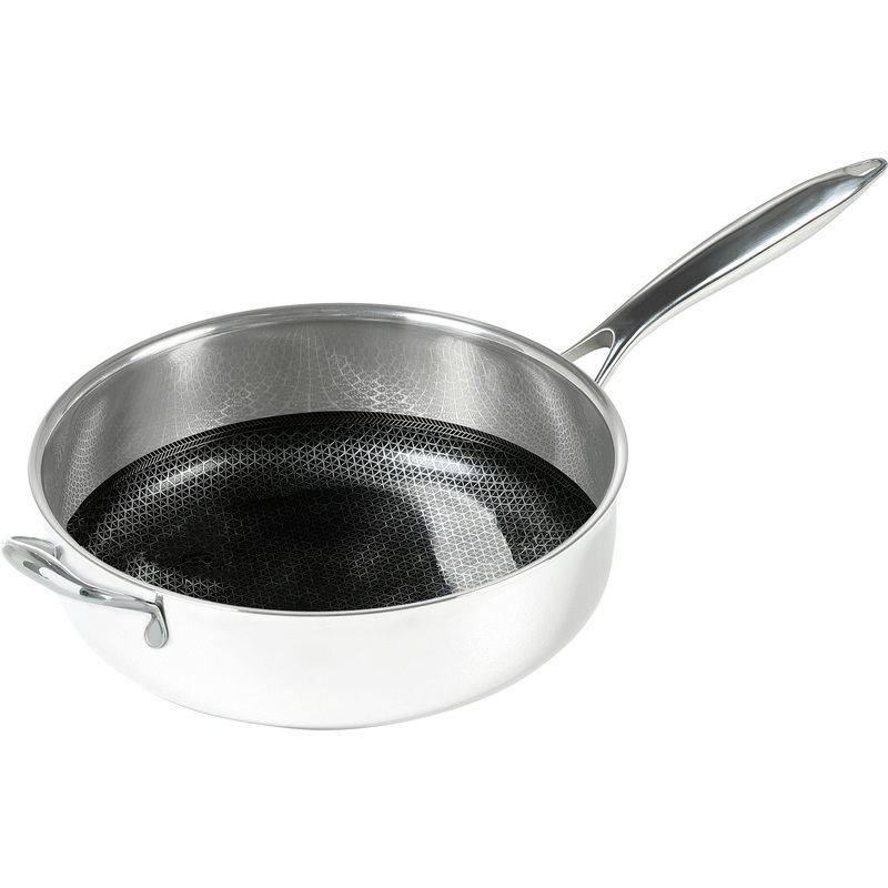 Frieling Black Cube Hybrid Quick Release 4.5-Quart Saute Pan w/Lid, 11-Inch