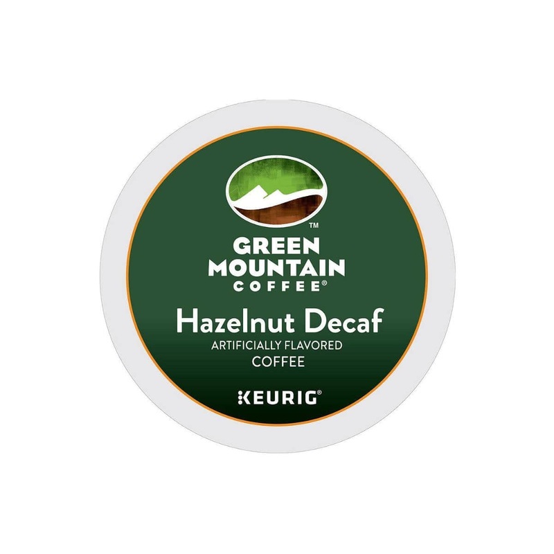 Green Mountain Decaf Hazelnut K-Cup Recyclable Pods (Box of 24)