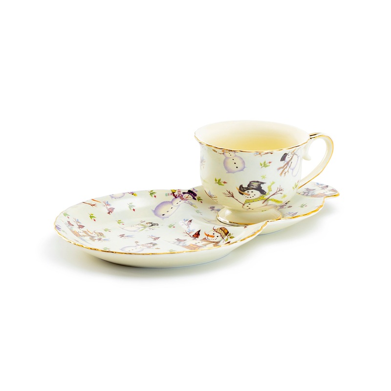 Holiday Snowmen Tea’s Snack Set