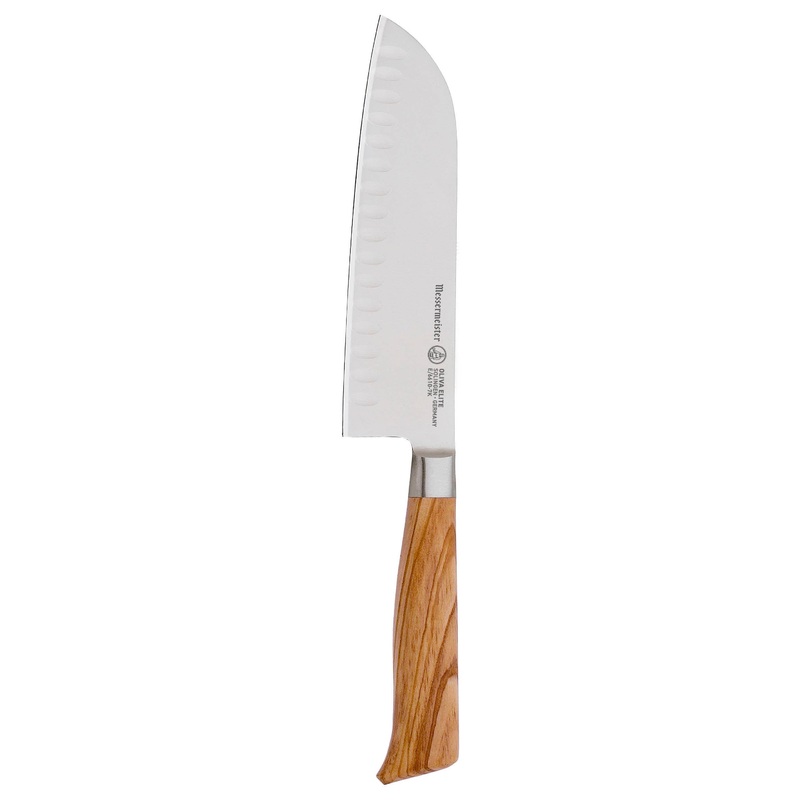 Oliva Elite Kullenschliff Santoku Knife – 7″