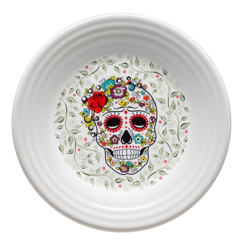 SKULL AND VINE Sugar Classic Rim 9 Inch Luncheon Plate