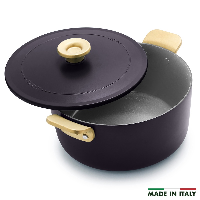 Stanley Tucci Ceramic Nonstick 6.5-Quart Dutch Oven | Calabrian Fig