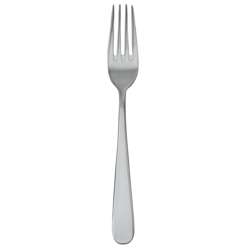 Walco 0805FS Star 7 1/2″ 18/10 Stainless Steel Extra Heavy Weight Dinner Fork with Fieldstone Finish – 12/Pack
