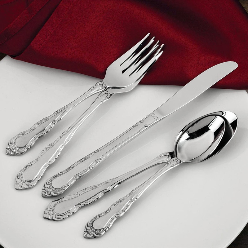 Walco 3804 Patrician 7 3/16″ 18/0 Stainless Steel Heavy Weight Iced Tea Spoon – 12/Pack