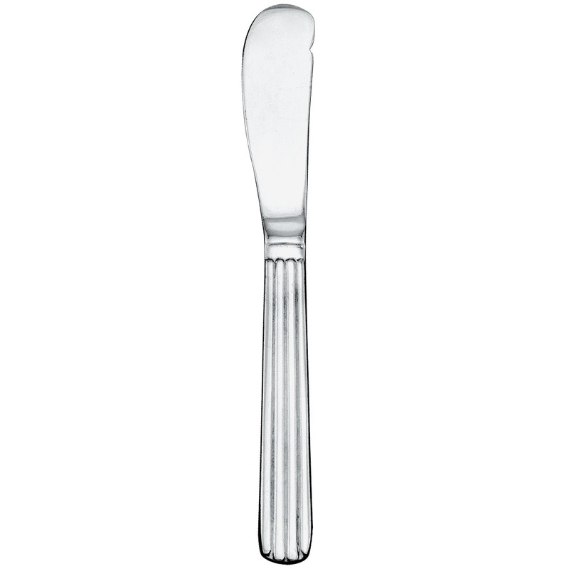 Walco 4911 Hyannis 7″ 18/10 Stainless Steel Extra Heavy Weight Butter Knife – 12/Pack