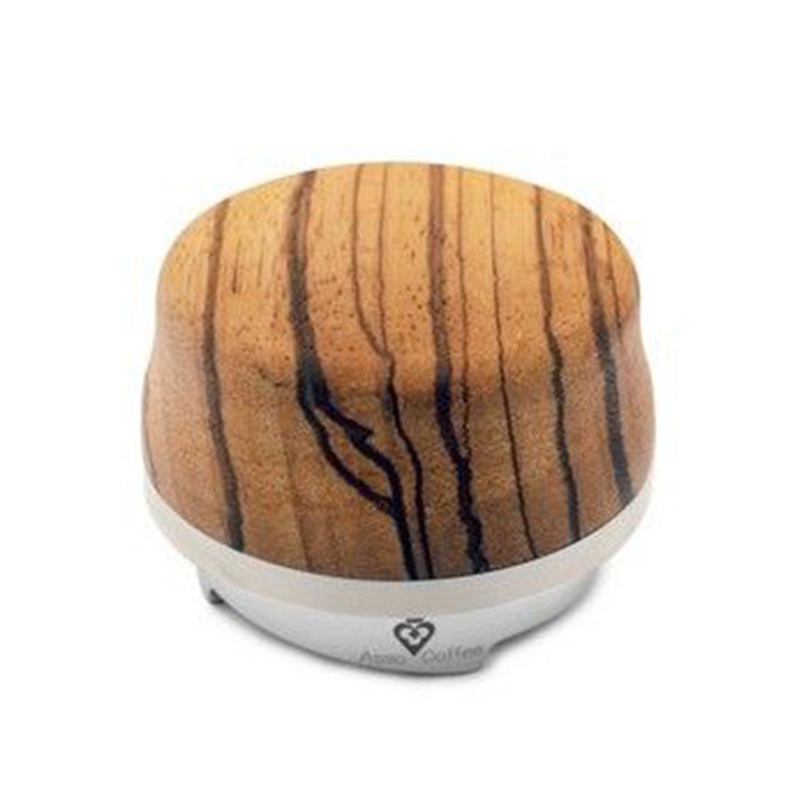 Asso Coffee The Jack Wood Handle Leveler – 58.5mm Zebra Wood