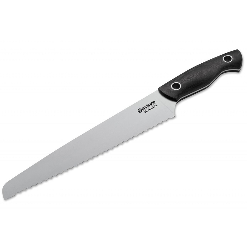 Boker Saga 9.3″ Bread Knife – G10 Satin