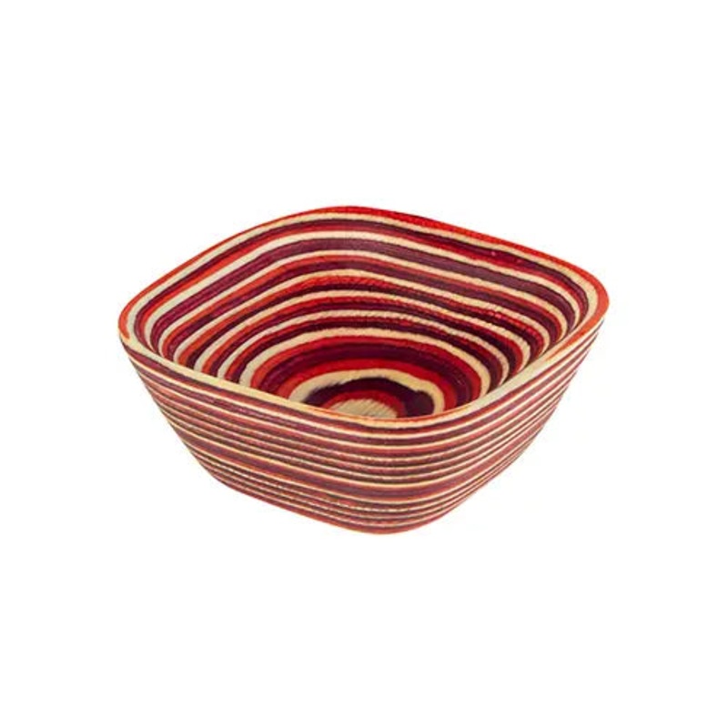 Island Bamboo Pakka Pinch Bowl, Square, Multiple Colors