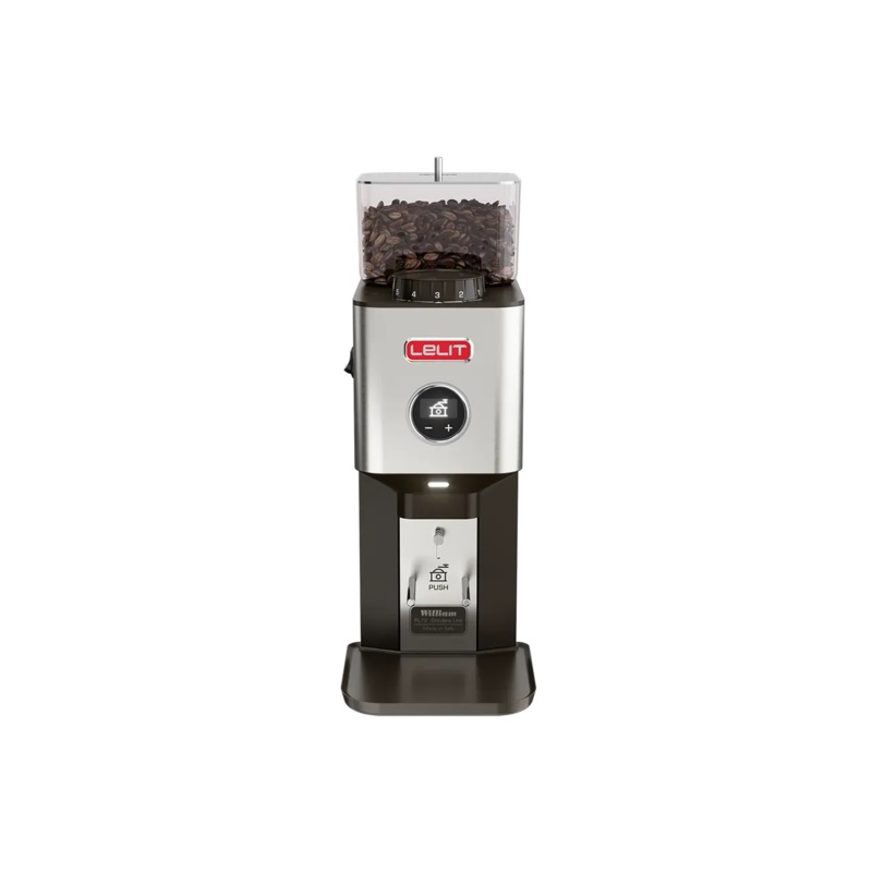 Lelit William Coffee Grinder PL72 (Brushed Stainless Steel)