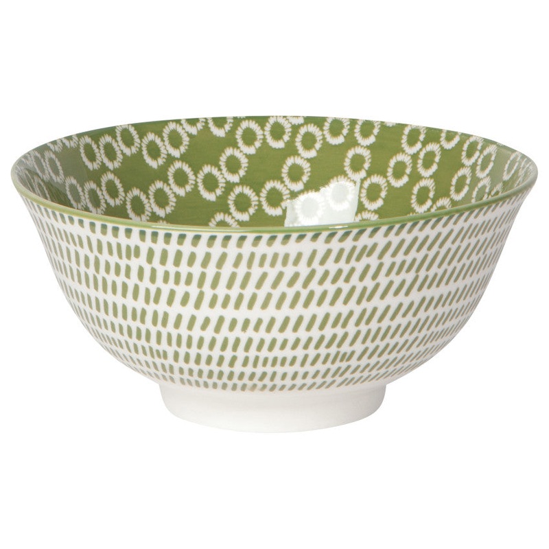 Now Designs 6″ Stamped Bowl – Green Ring