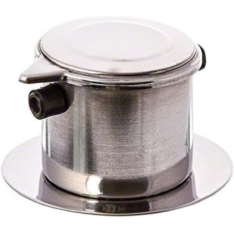 Stainless Steel Single Cup Coffee Brewer Infuser Filter- Vietnamese Coffee Maker Coffee Dripper Coffee Maker Home Kitchen Restaurants