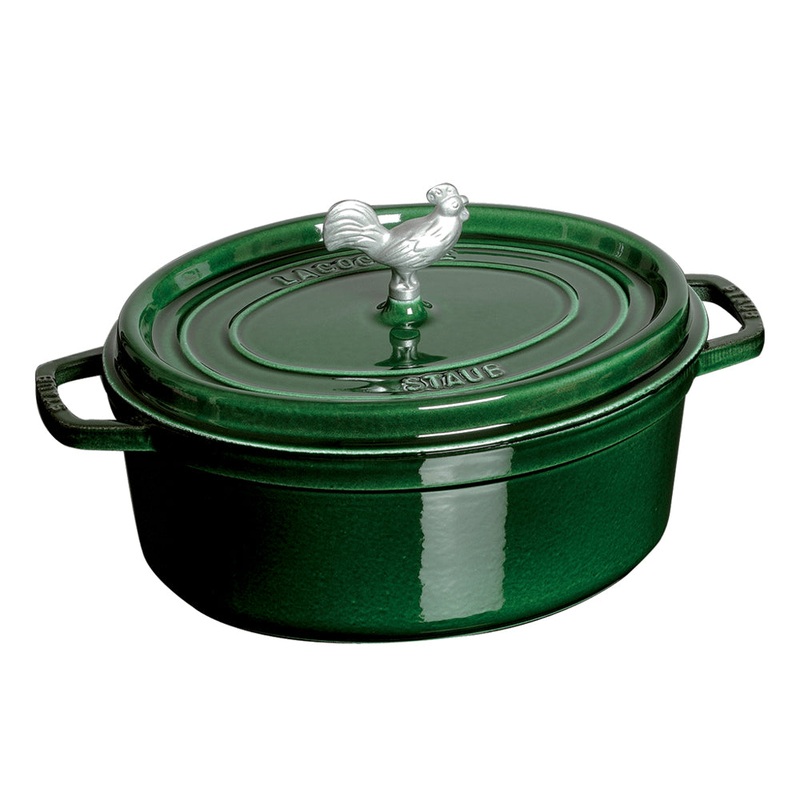 Staub Coq au Vin Cocotte – 5 3/4 Qt. – Basil