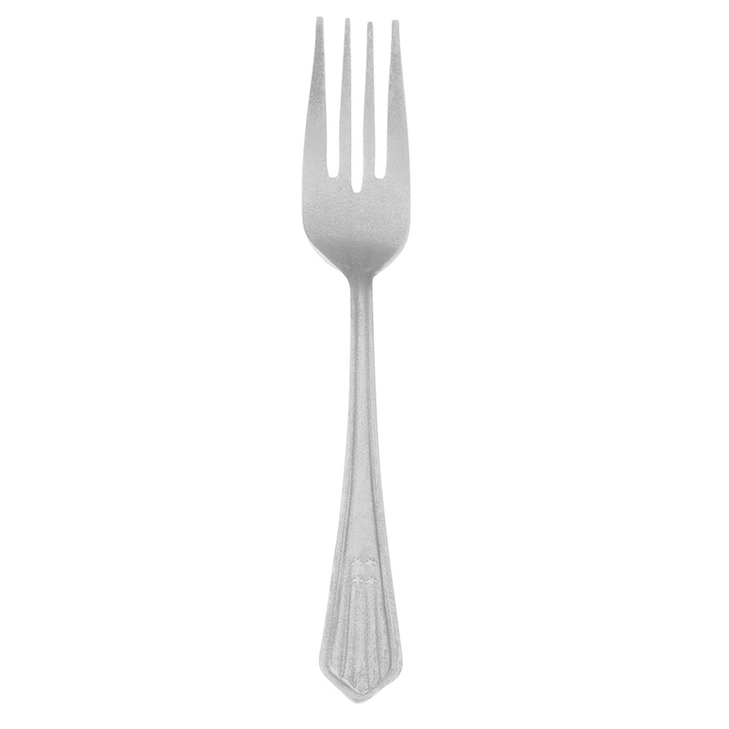 Walco 3206 Stars and Stripes 6 1/8″ 18/0 Stainless Steel Salad Fork – 12/Pack
