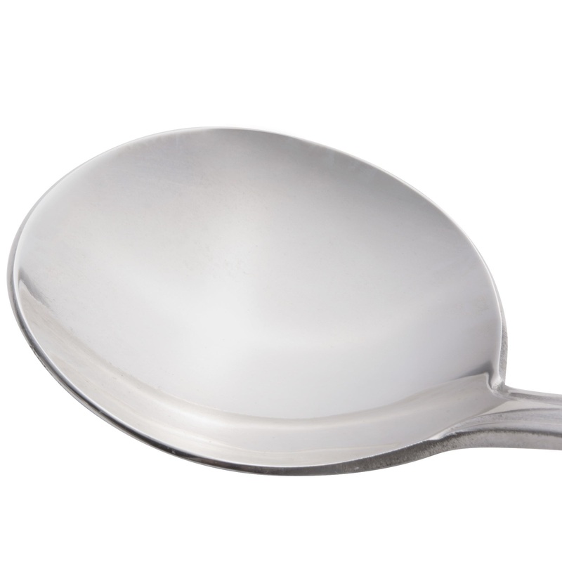 World Tableware 888 016 Masterpiece 5 7/8″ 18/0 Stainless Steel Heavy Weight Bouillon Spoon – 12/Pack