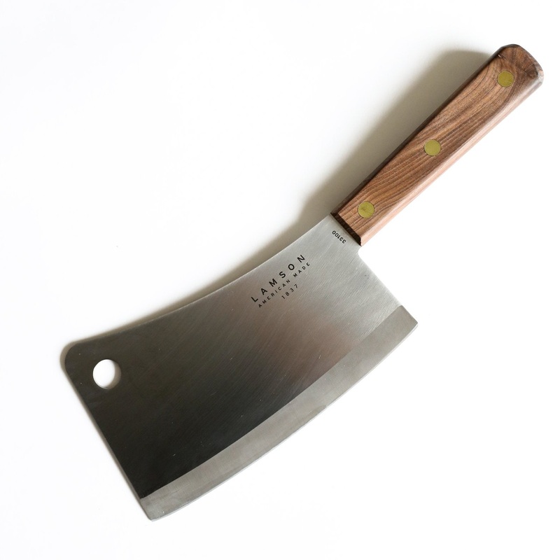 Lamson 7.25″ Meat Cleaver, Walnut
