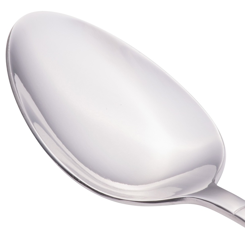 Walco 7003 Meteor 8 1/2″ 18/0 Stainless Steel Heavy Weight Tablespoon / Serving Spoon – 12/Pack