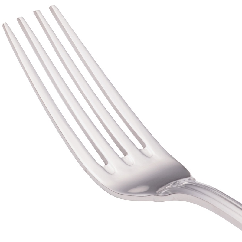 Walco 9505 Sentry 7 5/8″ 18/10 Stainless Steel Extra Heavy Weight Dinner Fork – 12/Pack