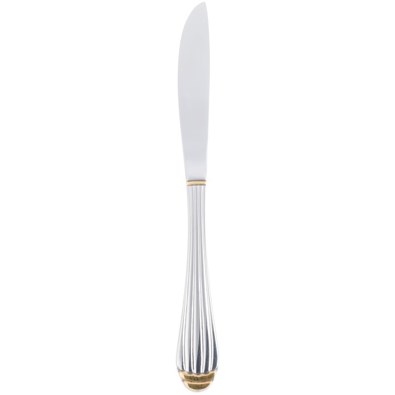 10 Strawberry Street PAR-DK Parisian Gold 18/0 Heavy Weight 9″ Stainless Steel Dinner Knife – 12/Pack