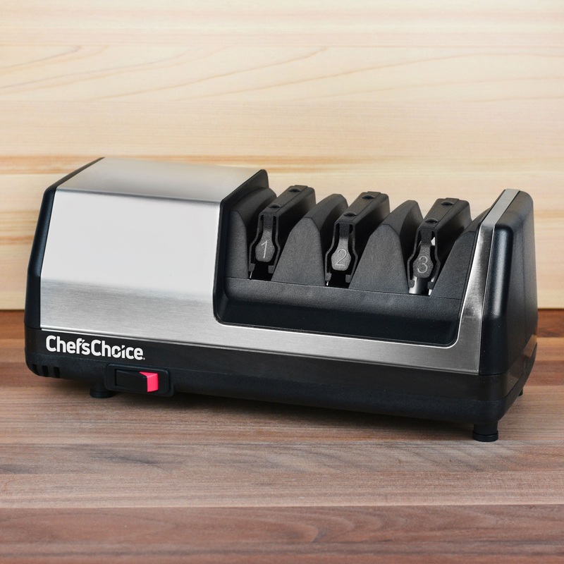 Chef’s Choice 3 Stage Model 151 Stainless Steel Universal Electric Knife Sharpener