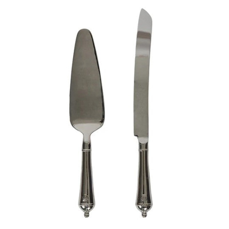 Juliska Berry & Thread Cake Server Set/2pc – Polished