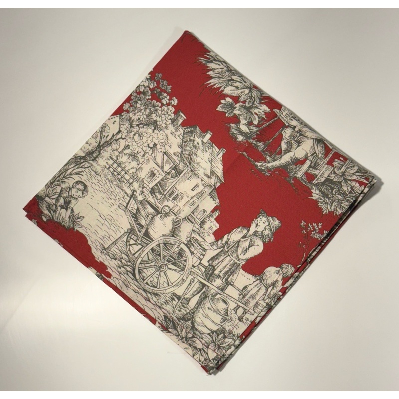 Le Cluny- Provence Villandry Red Napkin