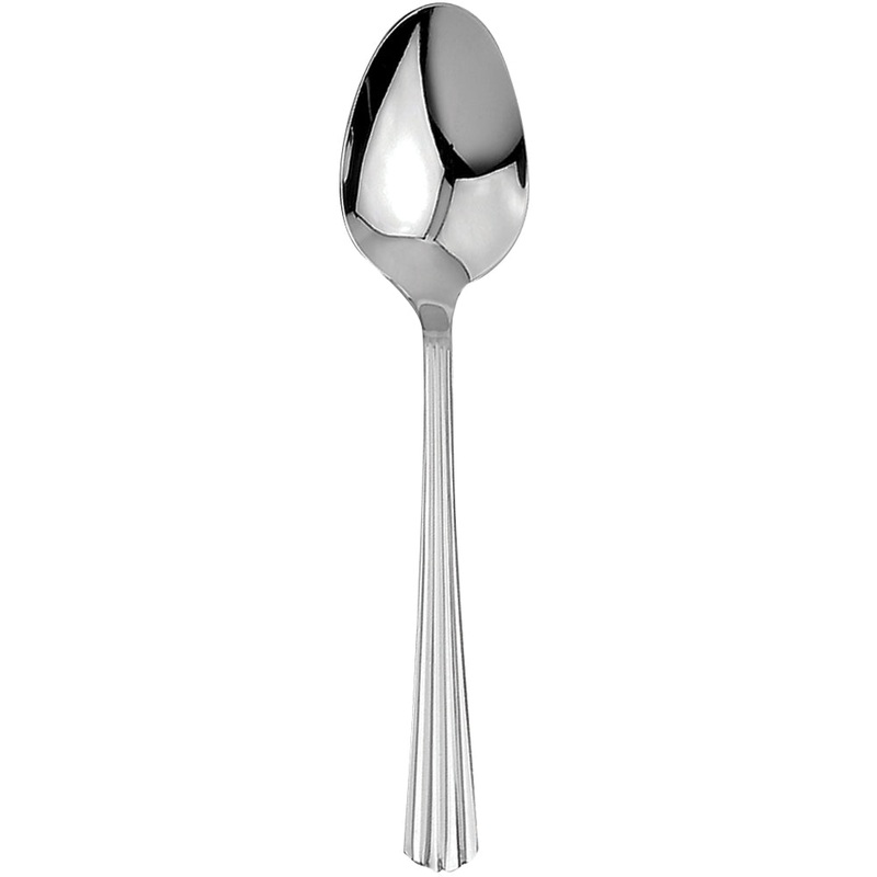 Walco 4901 Hyannis 5 3/4″ 18/10 Stainless Steel Extra Heavy Weight Tea Spoon – 12/Pack