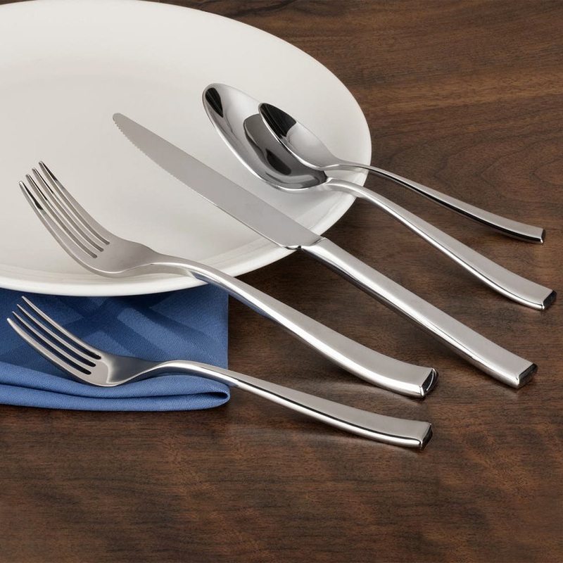 Walco 8306 Baypoint 6 5/8″ 18/0 Stainless Steel Heavy Weight Salad Fork – 12/Pack