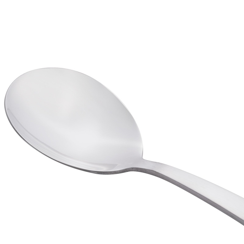 World Tableware 858 016 New Charm 5 7/8″ 18/0 Stainless Steel Heavy Weight Bouillon Spoon – 12/Pack
