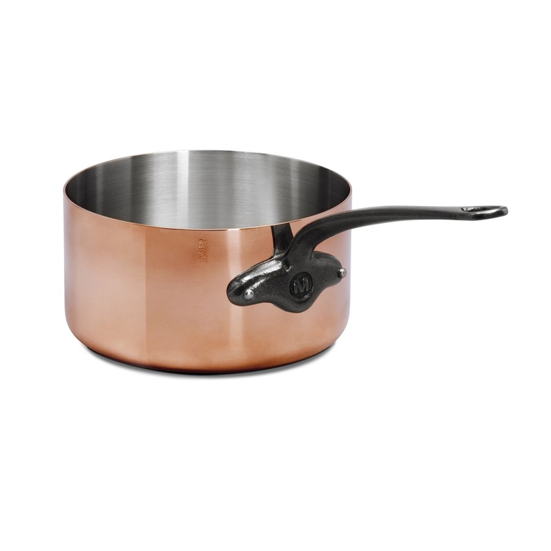 Mauviel M’150 Ci Saucepan with Cast Iron Handle, 4.68 Inch