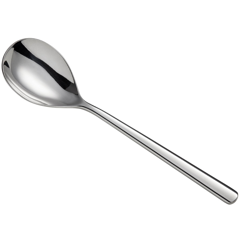 Oneida T673SRBF Quantum 7″ 18/10 Stainless Steel Extra Heavy Weight Round Bowl Soup Spoon – 12/Pack