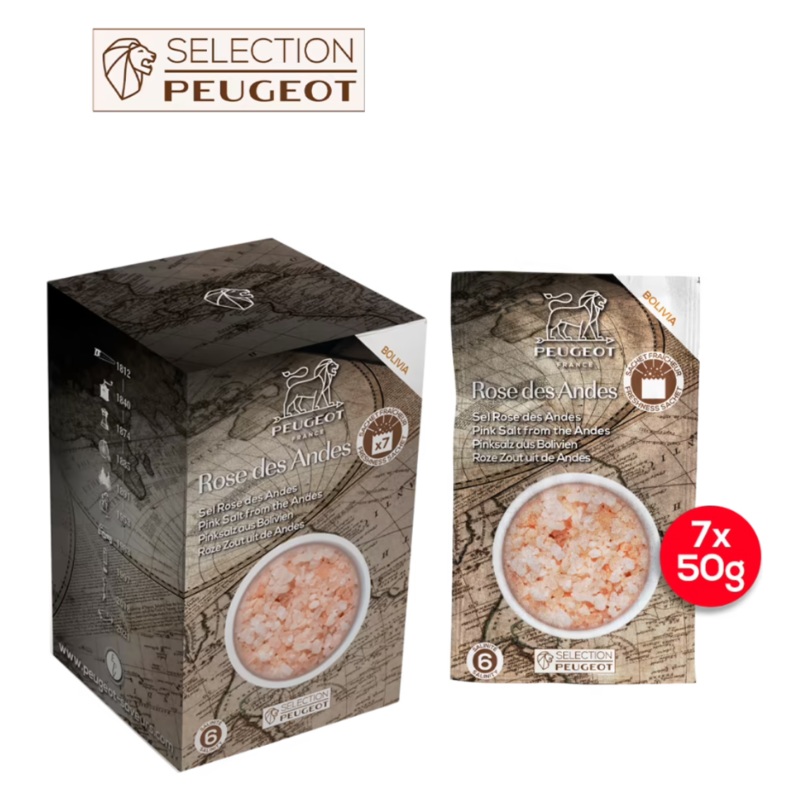 Peugeot Bolivian Pink Rock Salt for Cooking