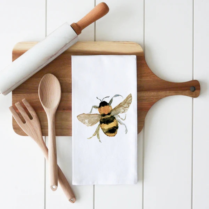 Porter Lane Home Bumble Bee Tea Towel