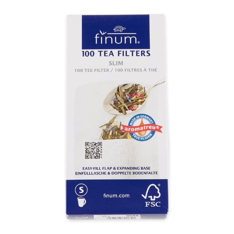 RSVP Finum Flip Disposable Tea Filters / Empty Teabags (100 Count)