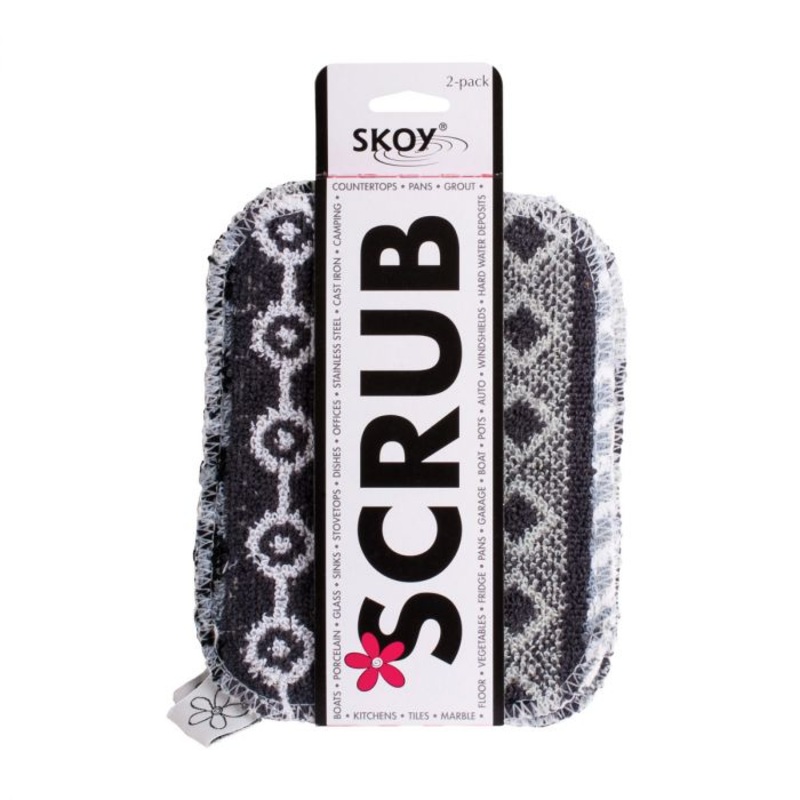 Skoy Scrub Blk/Gray Set/2