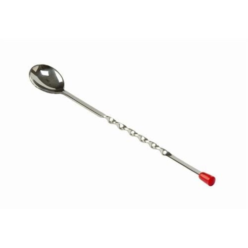 Tablecraft 11in Red Knob Bar Spoon