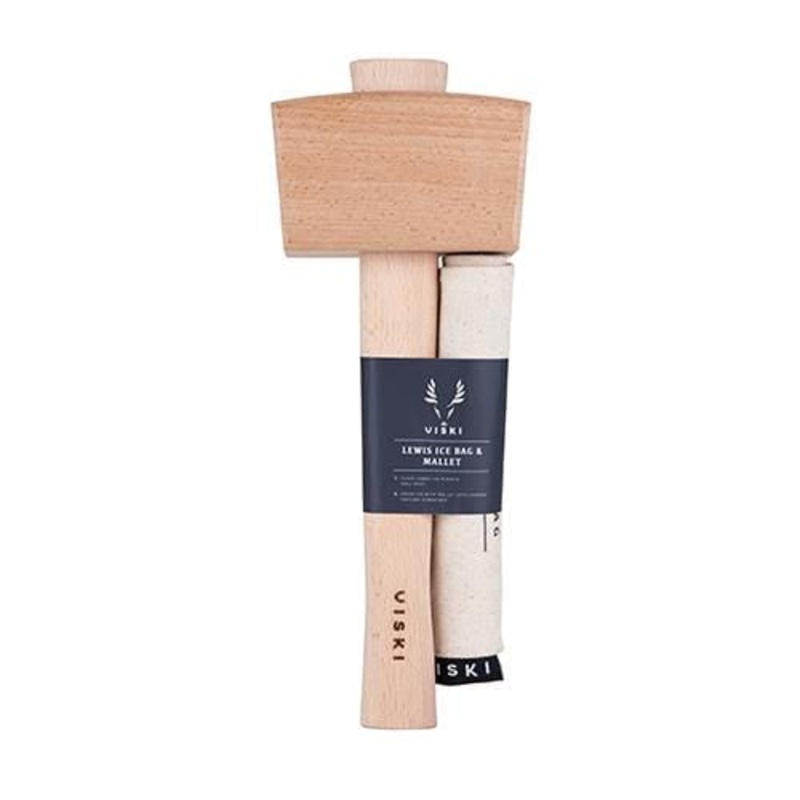 Viski Professional Lewis Ice Bag & Mallet